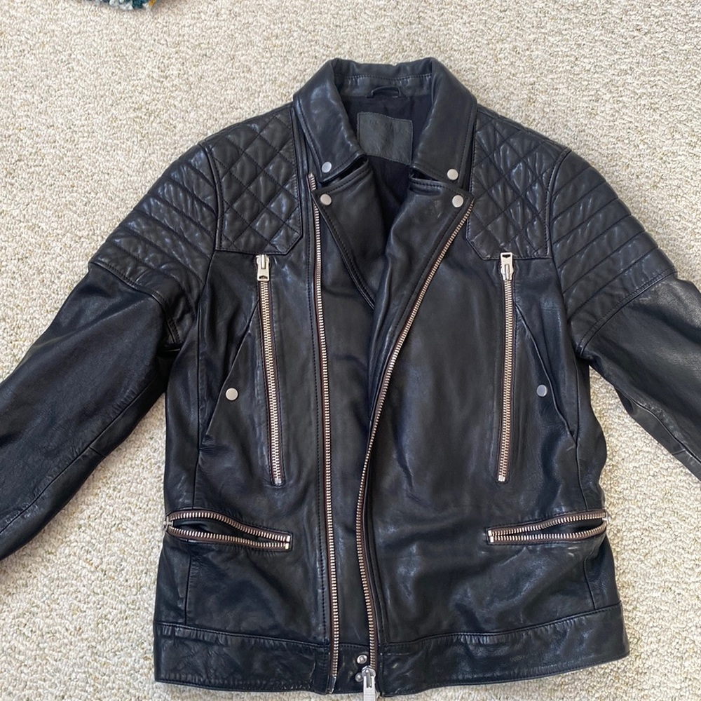 Allsaints Mens leather jacket